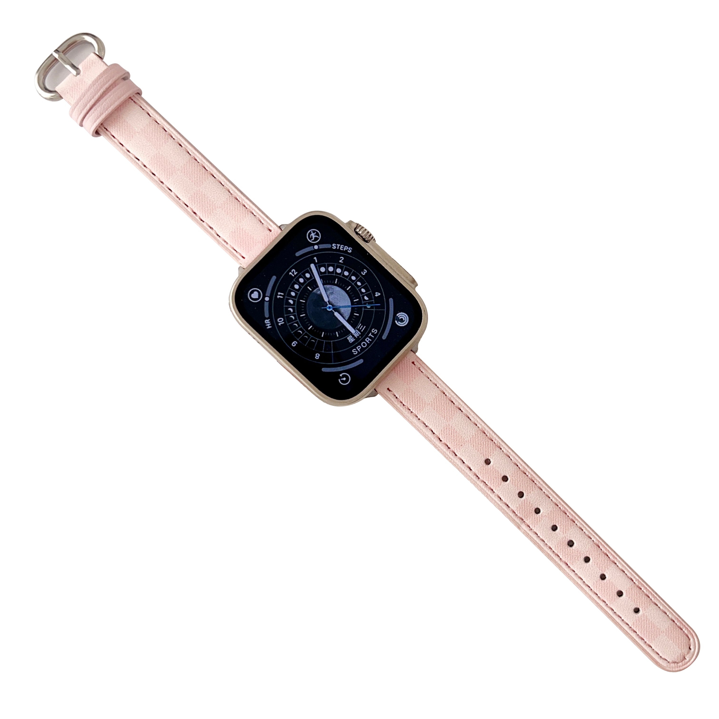 For Apple Watch Ultra 2 49mm Series 9 45mm SE (2023) 44mm Ultra 49mm 8 7 45mm 6 5 4 SE (2022) SE 44mm 3 2 1 42mm Genuine Cow Leather Band Grids Pattern Watch Strap For Apple Watch Ultra 2 49mm Series 9 45mm SE (2023) 44mm Ultra 49mm 8 7 45mm 6 5 4 SE (2022) SE 44mm 3 2 1 42mm Genuine Cow Leather Band Grids Pattern Watch Strap